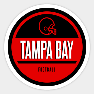 Tampa Bay retro football Sticker